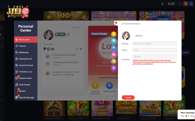 How to register an account on Jili Official 4 complete-your-profile