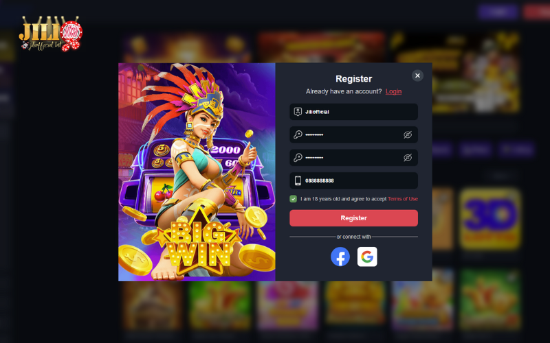 How to register an account on Jili Official 3 fill-out-the-registration-form