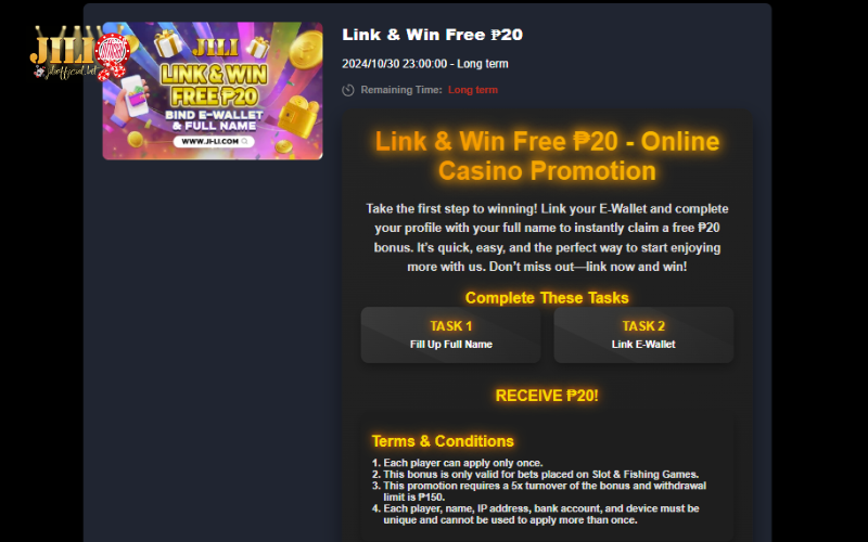 PROMOTION - JILI OFFICIAL 8 link-win-at-jiliofficial