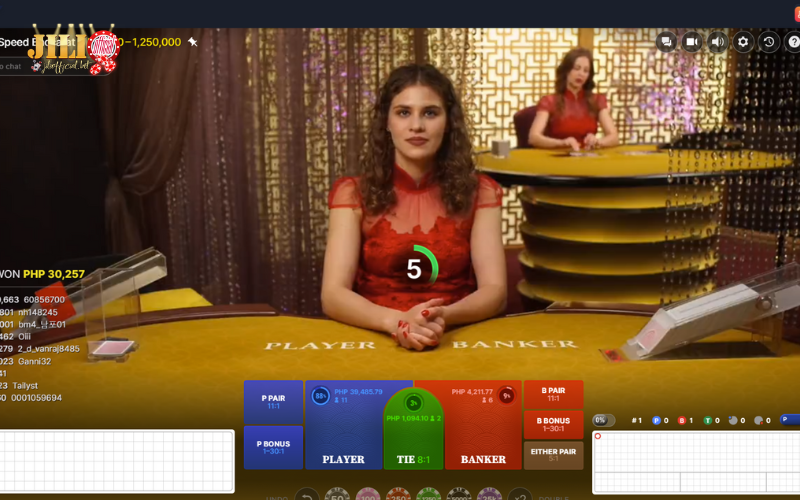 How to play a live casino online 5 live-baccarat