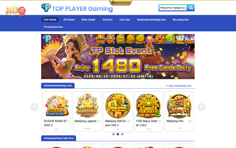 TP Slot - Modern Slot Platform with Free Daily Gifts 1 tpa-slot-interface