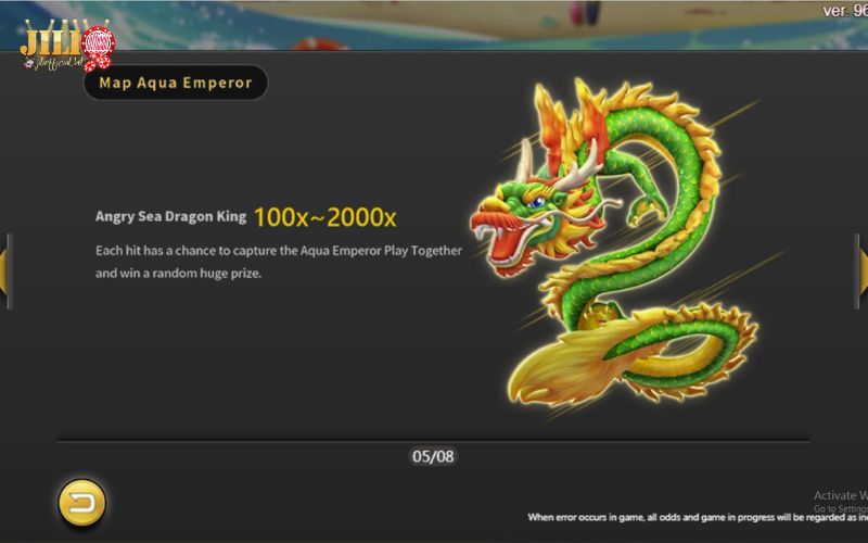 Fierce Fishing Slots 9 angry-sea-dragon-king