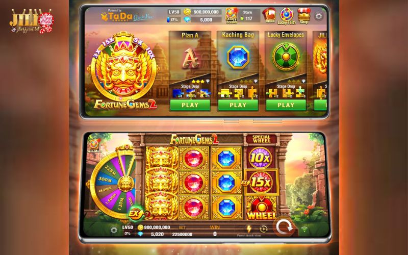 Fortune Gems 2: Classic 3-Reel Slot Featuring a Lucky Wheel up to x15,025 5 play-fortune-gems-2-jili-on-mobile