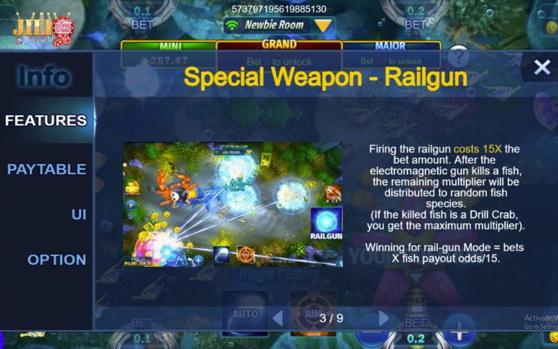 Mega Fishing: Play Online Catch Big Bosses and Win Huge Jackpots at JILI 6 special-weapon-railgun
