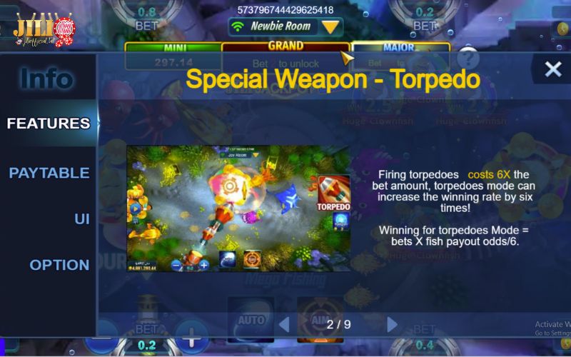 Mega Fishing: Play Online Catch Big Bosses and Win Huge Jackpots at JILI 5 special-weapon-torpedo