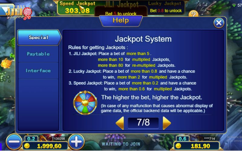 Jackpot Fishing - Shoot Fish, Win Boss Jackpot Up to 888X 8 the-jackpot-system