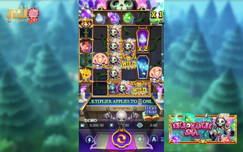 PS Slot Review – Top games that are easy to play and offer big wins 3 Necromancer SHA – Dark reels, massive 1000x wins