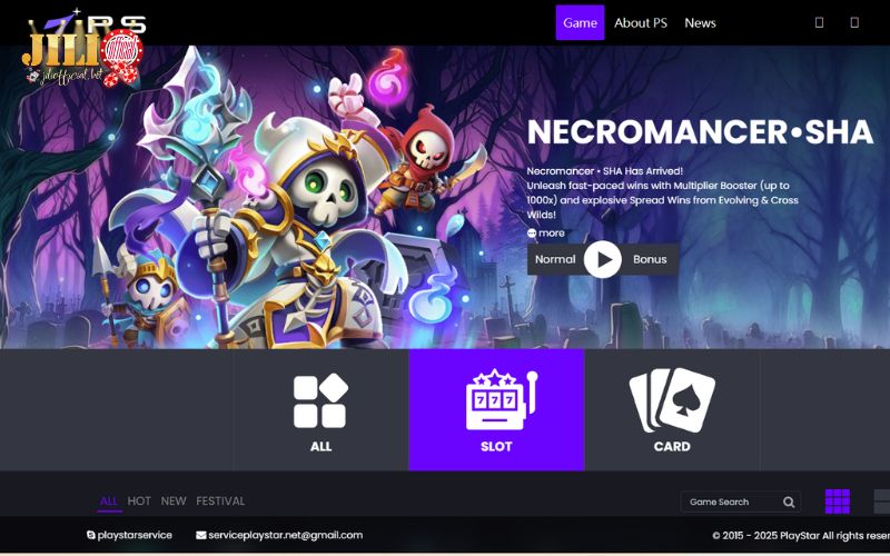 PS Slot Review – Top games that are easy to play and offer big wins 1 PS Slot interface